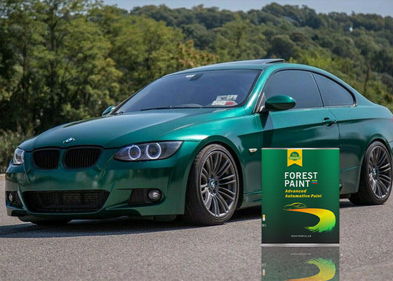 Fine Green Pearl Clear Coat Touch Up Paint Silver Car Spray Paint 20-30m/coat