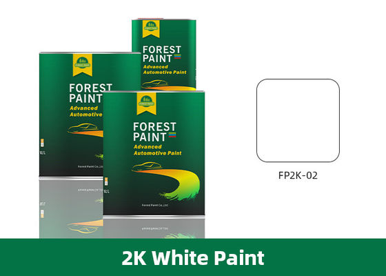 2K Anti Rust Automotive Paint Refinish , Anti UV White Spray Paint For Car