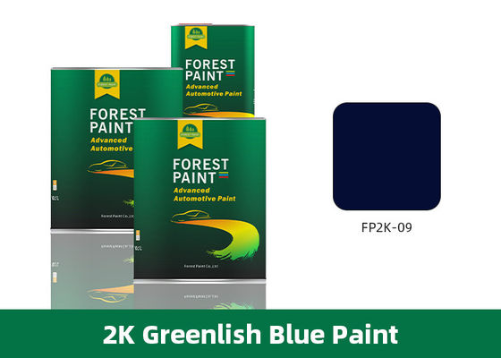 Automotive Color Match Spray Paint 2K Greenish Blue Car Paint